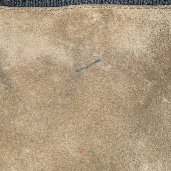 Michael Kors Crossbody Bag Womens Small Tan Suede Whipped Chelsea Shoulder Purse - Picture 10 of 17